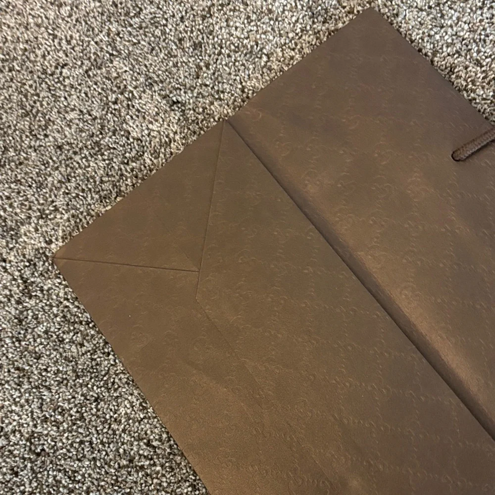 Gucci Dark Brown Logo Tote - Picture 6 of 10